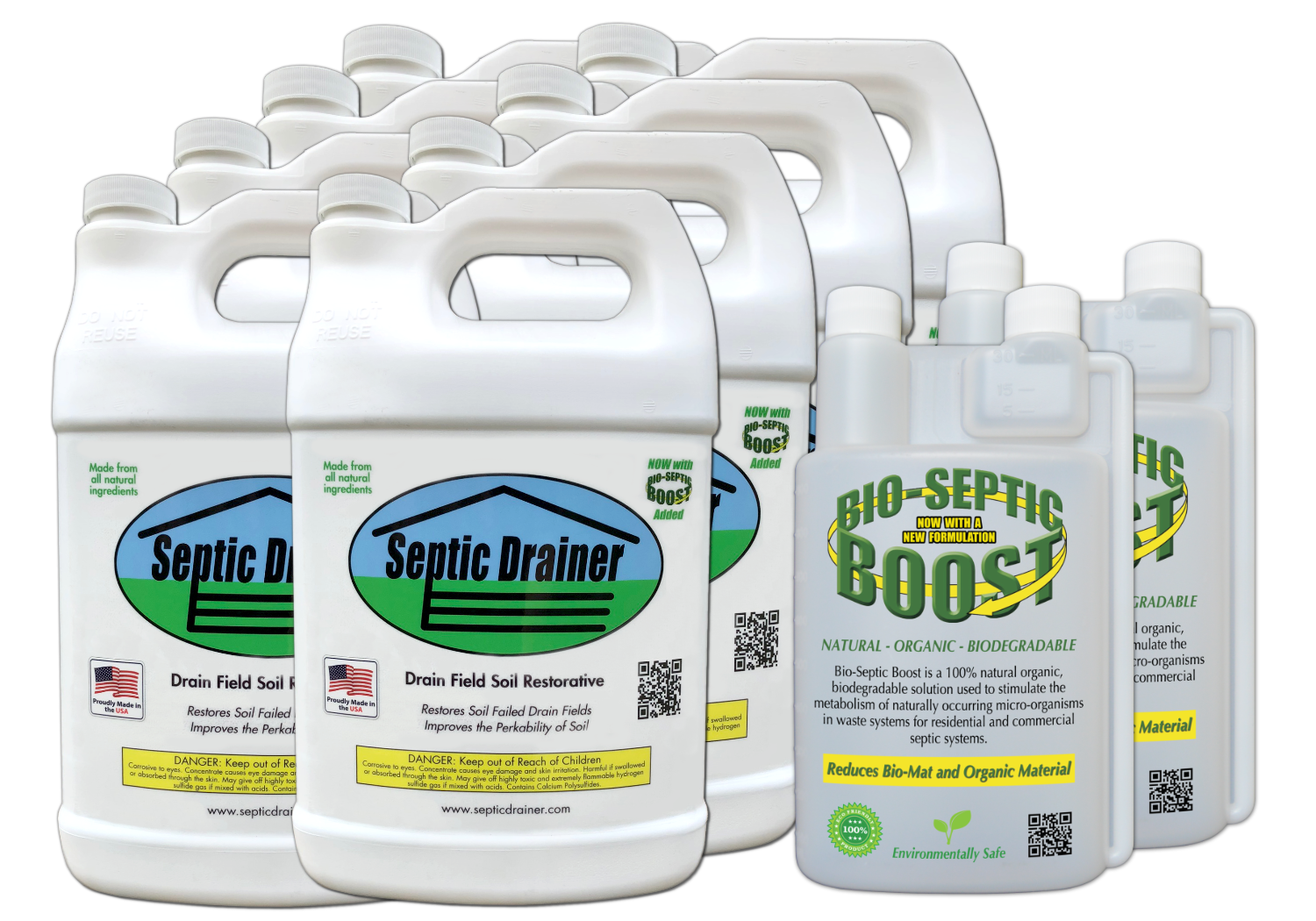 Mega Drain Field Repair Kit | For Older Systems - Quicker Recovery, Piped Type Systems or for Larger Systems or Extremely Failed