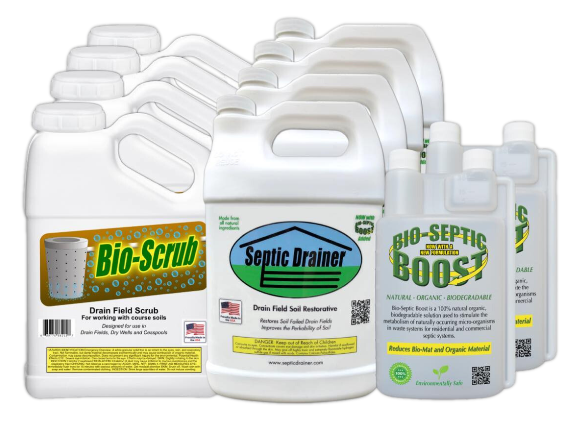 Mega Drain Field Repair Kit II | For Larger System, Quicker Recovery and for Extremely Failed ~Dry Wells, Seepage Pits, and Sandy Soils